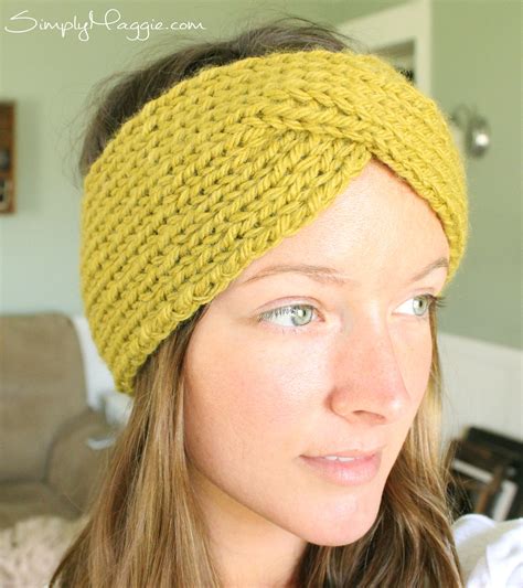 Turban Style Knit Headband Knit Headband Pattern Crochet Headband