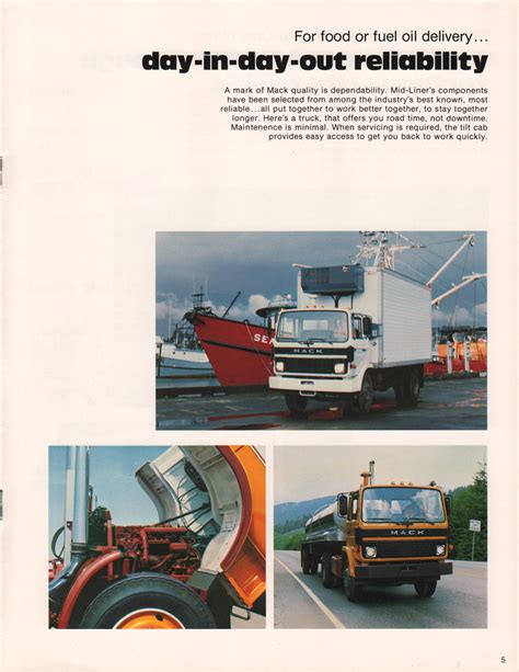 Mack 1981 Truck Sales Brochure