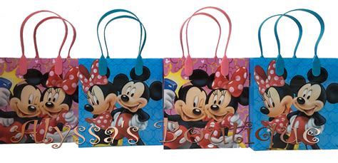 24 Pc Minnie Mickey Mouse Party Favor Goodie Bags T Birthday Treat