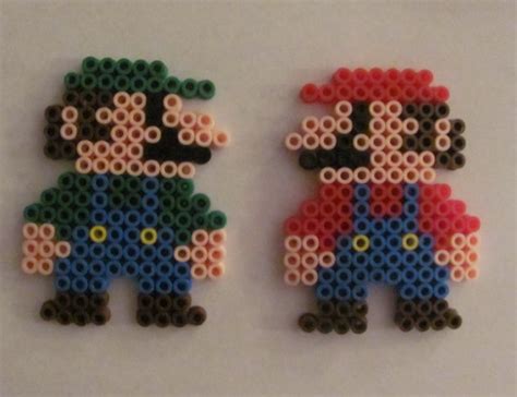 Mario And Luigi Perler Beads By X Shayla X On Deviantart Hama Beads