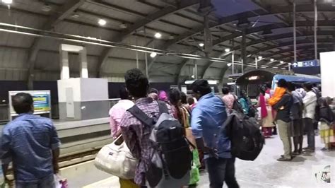 hyderabad metro rail during rush hour youtube