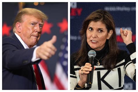 donald trump blasts garbage poll showing nikki haley close behind