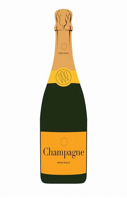 Champagne Bottle Clipart Prosecco Wine Label Transparent