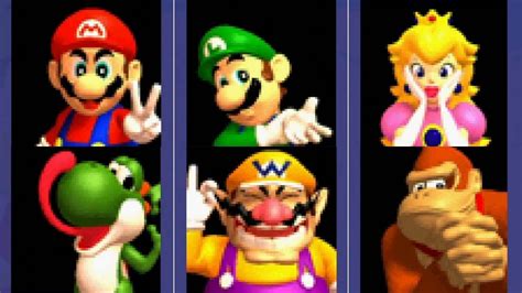 Mario Party All Playable Characters 1st Place Youtube
