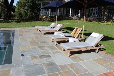 Blue Stone Pool Patio Modern Patio New York By Elite Landscapes