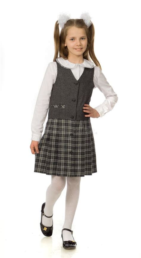 The Cherry Girl In A School Uniform Stock Image Image Of Neat