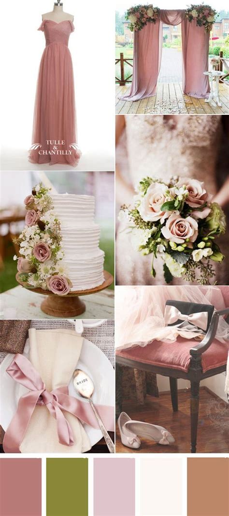 Html, css or hex color code for rose gold is #b76e79. Top 10 Debut Themes and Motifs for 2017 - Typist Life | Dusty rose wedding colors, Dusty rose ...