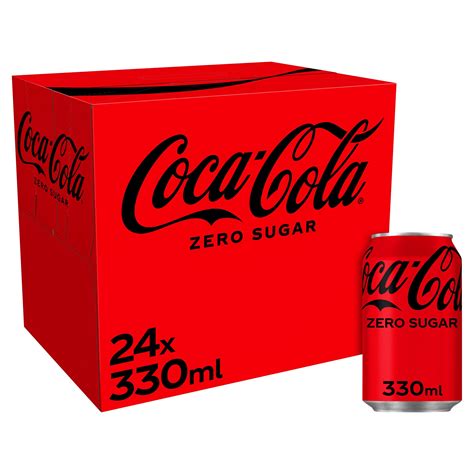 Coca Cola Zero Sugar 24 X 330ml 12 24 Packs Iceland Foods