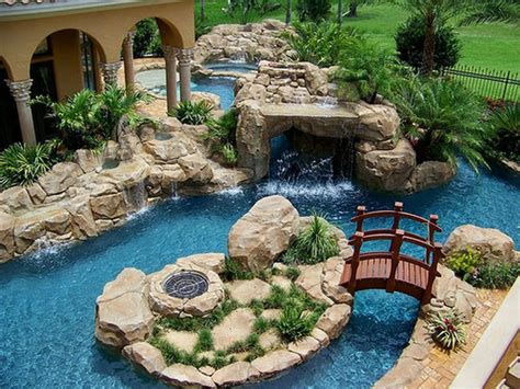 Amazing Lazy River Pool Ideas That Should You Make In Home Backyard