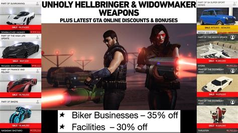 Gta 5 Online Weekly Update Details New Unholy Hellbringer