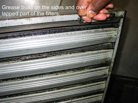 Mine had a metal loop i could grab to push the replace the filters and repeat as needed: Restaurant Kitchen Hood Filter Cleaning | Wow Blog
