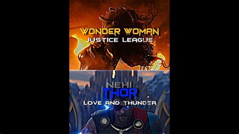 Wonder Woman Vs Thor Youtube