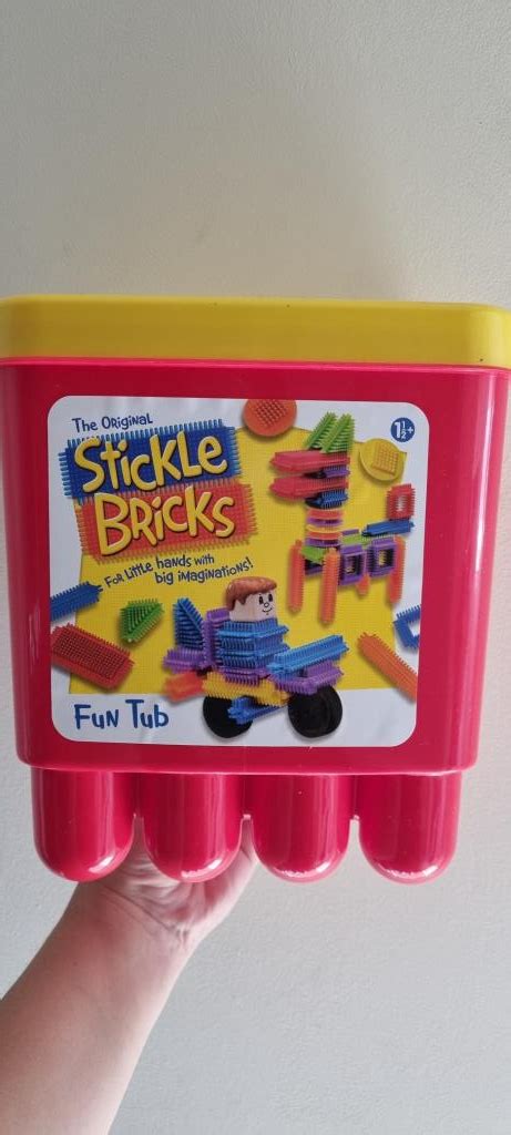 Sticking And Stacking With Stickle Bricks Stickle Bricks Fun Tub