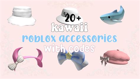 Roblox Accessory Codes Aesthetic And Cute Youtube