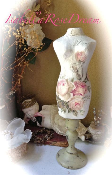 Paper Mache Dress Form Decoupage Dress Form By Isabellarosedream Mini