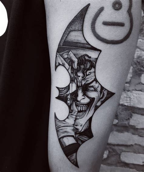 Joker tattoo is probably one of the most popular tattoos among the comic fans. joker tattoo - Clipground