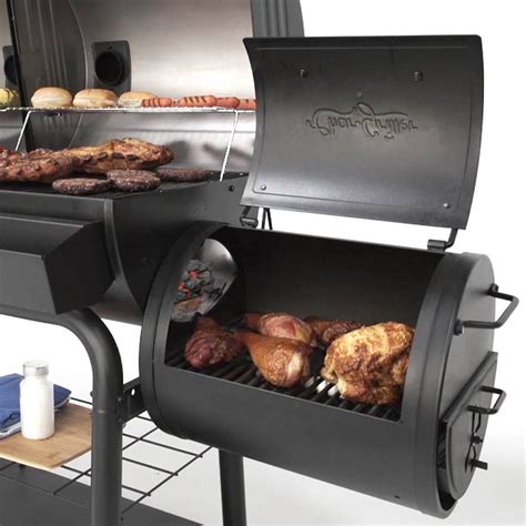 The quality and cook surfaces are fantastic, especially considering the price. Char-Griller Duo Black Dual-function Combo Grill Lowes.com ...