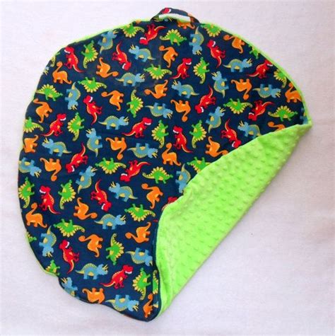 Dinosaurs And Minky Dot Pillow Cover Fits Boppy Newborn Boppy Pillow