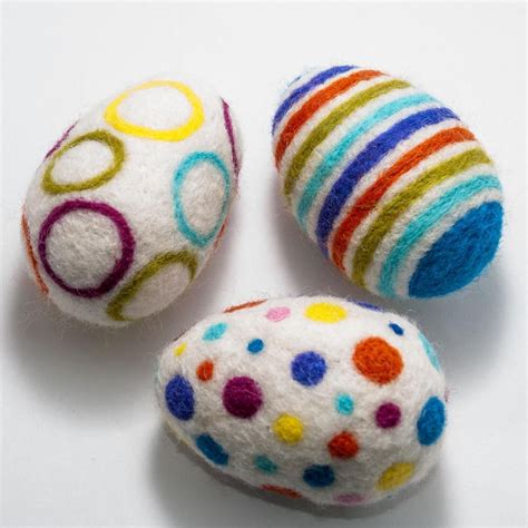 Easter Holiday Decor Easter Set Eggs Needle Felted Eggs Etsy Felted