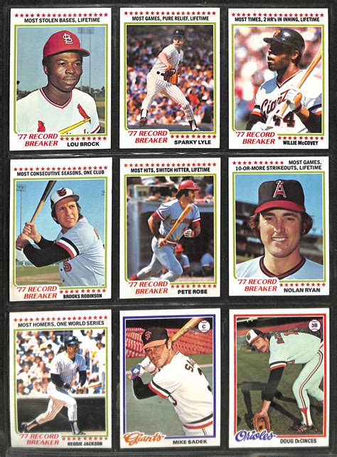 Posing in foul territory, there is there are surprisingly few baseball cards that feature hall of fame teammates eddie murray and cal ripken, but this team leaders card from the. Lot Detail - 1978 Topps Baseball Complete Set w. Eddie Murray Rookie Card
