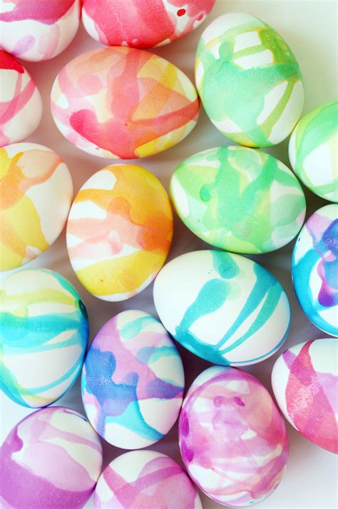Easy Watercolor Easter Egg Crafts For Kids