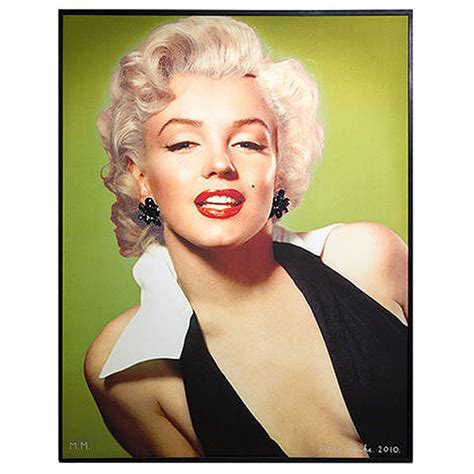 Mm10 Marilyn Monroe Unique Image With Diamond Dust At 1stdibs