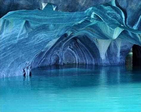 Worlds Most Beautiful Cave Marble Cathedral In Chile