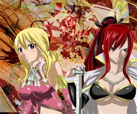Erza And Lucy Fairy Tail Photo Fanpop
