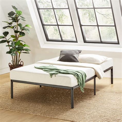 Amazon Basics Alloy Steel Folding Twin Bed Frame 14 Inch