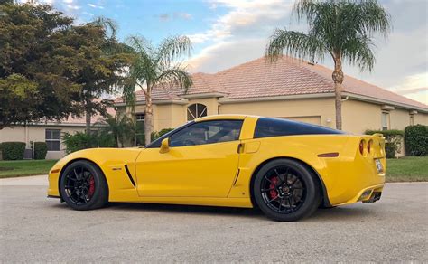 Sharads C6 Corvette Z06 On Forgeline One Piece Forged Monoblock Gs1r