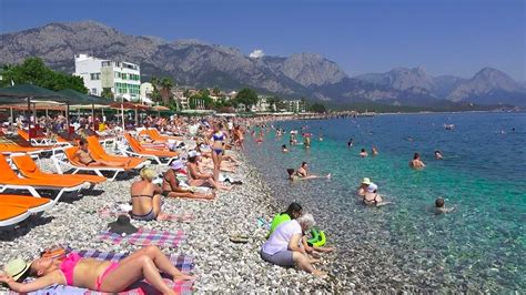 Beach Of Kemer In Antalya T Rkiye Youtube