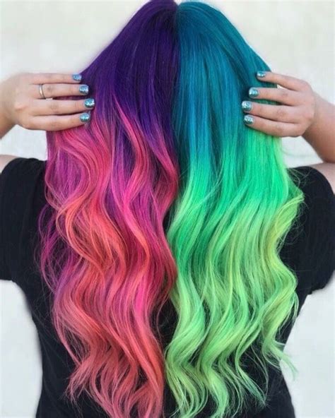 Hair Color Ideas Vivid Hair Color Rainbow Hair Color Creative Hair