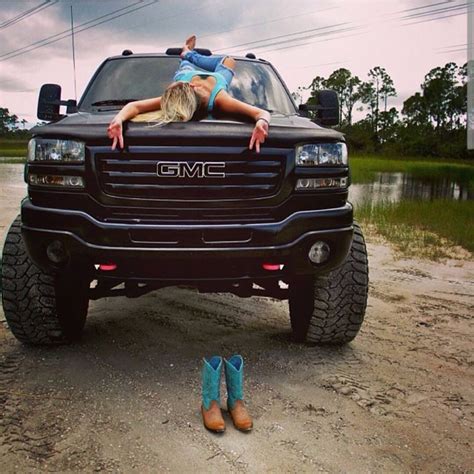 Diesel Gmc And Country Girl Lifted Gmc Sierra Trucks Jacked Gmc Truck