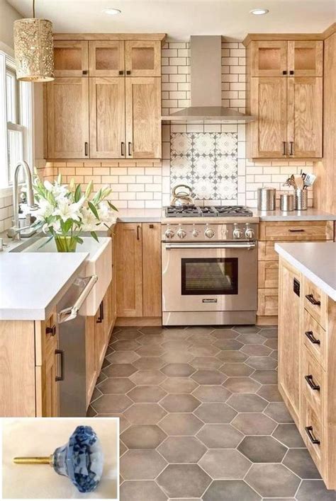 Kitchen floor tiles that match cherry wood cabinets cream. Dark, light, oak, maple, cherry cabinetry and cherry wood ...