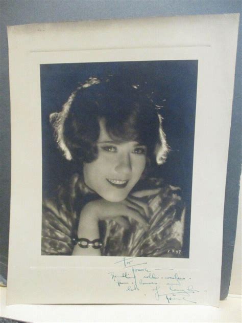 Silent Film Actress Louise Fazenda Autographed Photo From 1920s30s