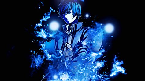 I'm still stuck with viewing a 1920x1080 monitor in 1600x900. #BLUE FLAME | Code breaker, Anime, Blue anime