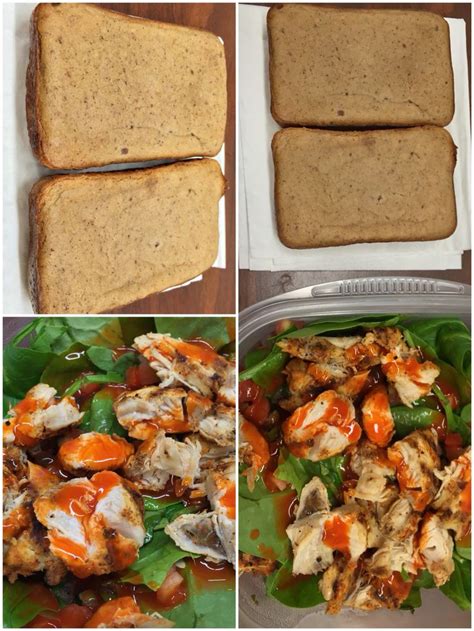 Some sleep in trees (if there are trees around). January 9th(Day 3) Lunch Spicy Chicken Salad: Baby spinach ...