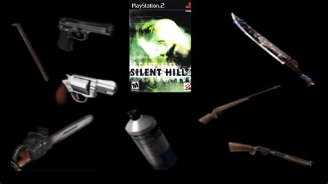 Silent Hill 2 All Weapons Youtube