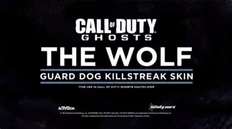 Call Of Duty Ghosts The Wolf Guard Dog Killstreak Skin Comes To Xbox