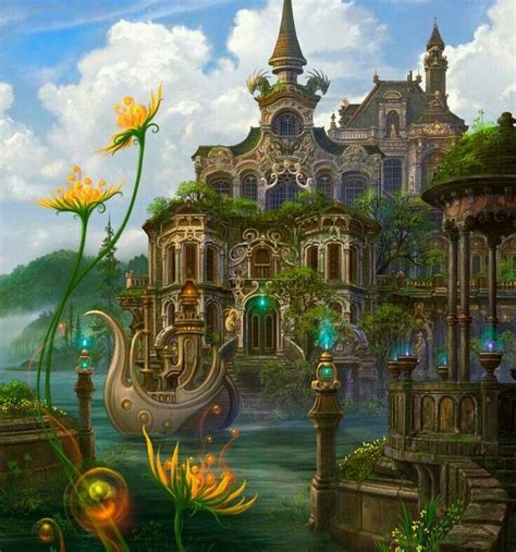 Paradise Fantasy Magic Fantasy City Fantasy Castle Fantasy Places