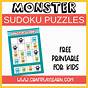 Monster Sudoku Printable
