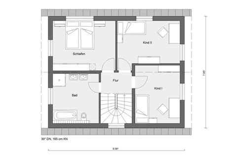 Möchten sie einen grundriss detailliert und effizient zeichnen, benötigen sie einen großen bildschirm mit hoher auflösung. Kompaktes Einfamilienhaus | E 15-123.5 | SchwörerHaus