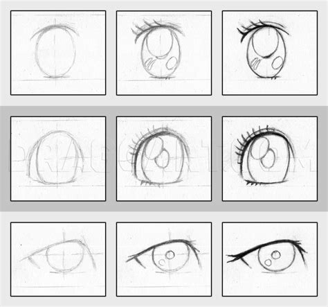 Draw Cute Eyes Anime Easy