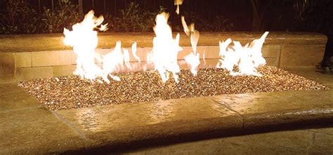 Unlike a wood fire pit, a gas fire pit uses propane — the same tanks used for gas grills — as a fuel source. Luxury Life Design: Diamond Fire Glass