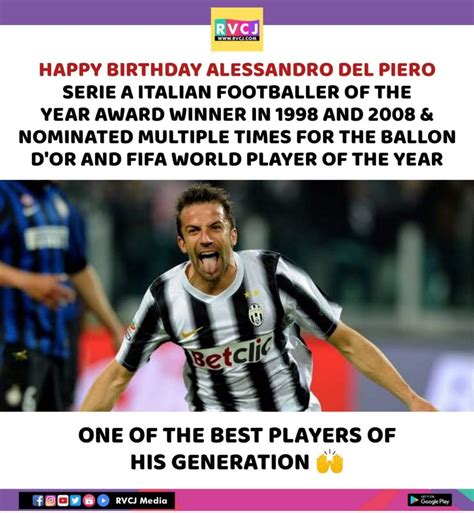 Alessandro Del Pieros Birthday Celebration Happybdayto