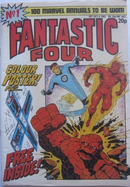 First appearance of fantastic four; The Comic Book Price Guide For Great Britain - FANTASTIC FOUR