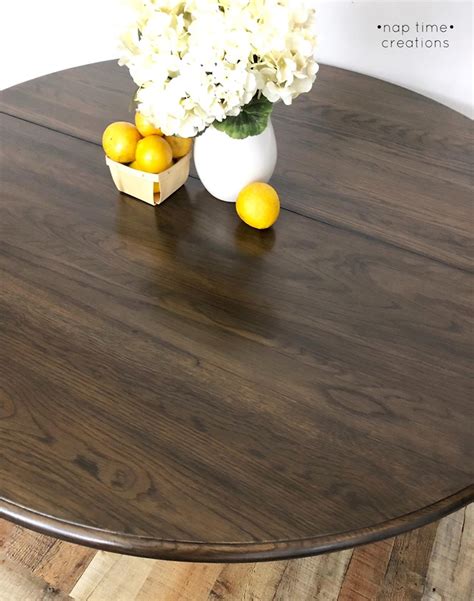 Walnut Water Based Stain Table Top General Finishes Design Center