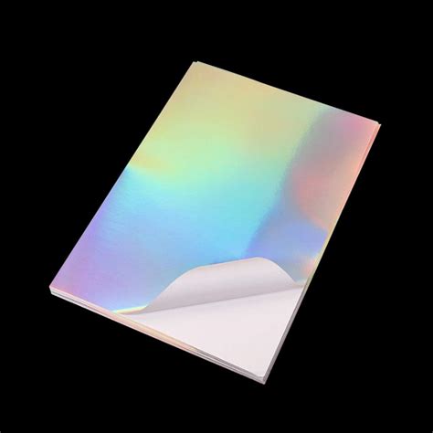 Holographic Printable Vinyl Sticker Paper Free Printable Paper