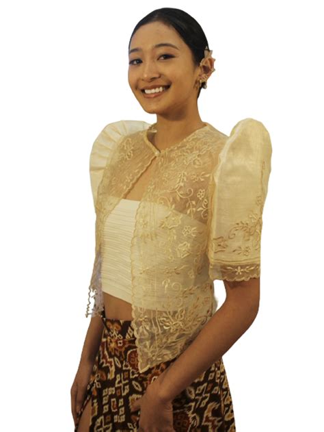 Filipiniana Top Bolero Silk Sleeves Mra03 Modern Filipiniana Barong