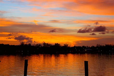 Sunset Over Montagu Beach Nassau Bahamas By Andrewwilson94 Redbubble